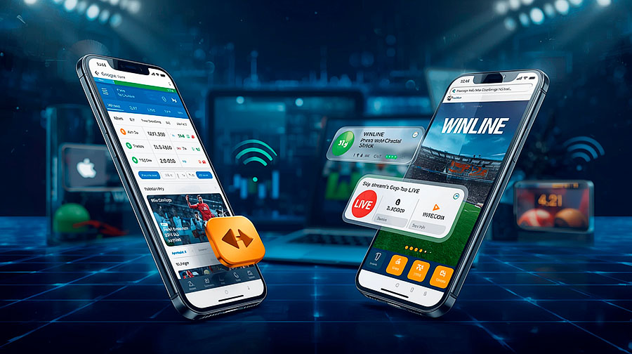 мобильное приложение Winline на iPhone и Android
